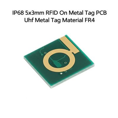 IP68 5x3mm RFID On Metal Tag with 1-6m Reading Distance and -20℃-+85℃ Working Temperature for Small Metallic Asset Tracking