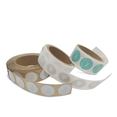 Personalizacja Tagi RFID NFC Średnica 35 mm Białe tagi NFC