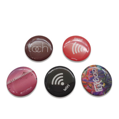 Podłoże PET RFID na metalowym znaczniku 30 mm epoksydowe antymetalowe znaczniki NFC