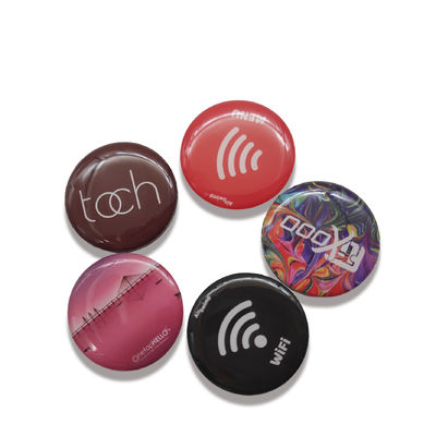 Podłoże PET RFID na metalowym znaczniku 30 mm epoksydowe antymetalowe znaczniki NFC