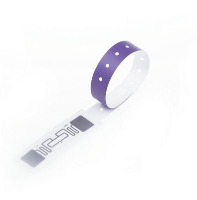 Wodoodporny jednorazowy papierowy pasek Rfid 210 * 35 mm 250 * 30 mm