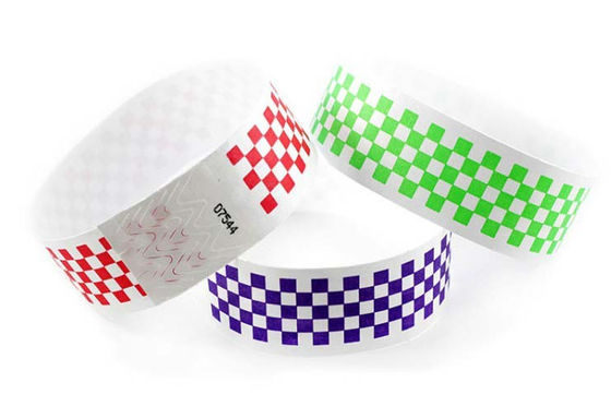 Wodoodporny jednorazowy papierowy pasek Rfid 210 * 35 mm 250 * 30 mm