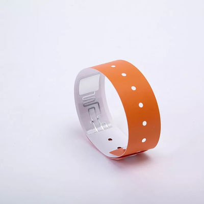 Wodoodporny jednorazowy papierowy pasek Rfid 210 * 35 mm 250 * 30 mm