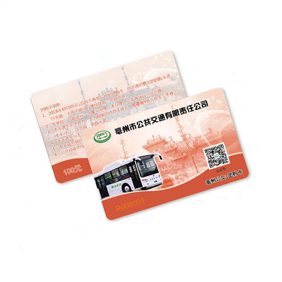 FM1208 CPU Inteligentna karta IC Rfid Materiał PVC PET Sitodruk