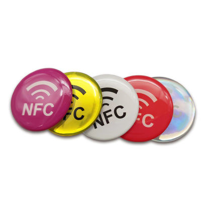 Karta epoksydowa o średnicy 30 mm 13,56 MHZ Etykieta epoksydowa Nfc ISO14443A
