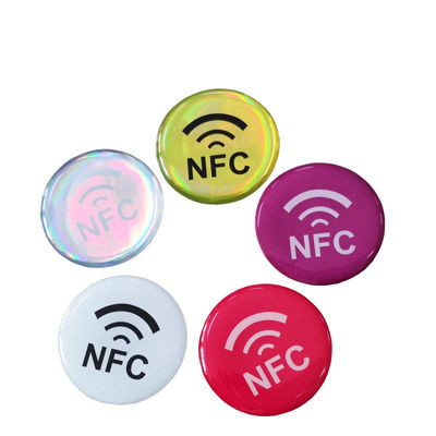 Karta epoksydowa o średnicy 30 mm 13,56 MHZ Etykieta epoksydowa Nfc ISO14443A