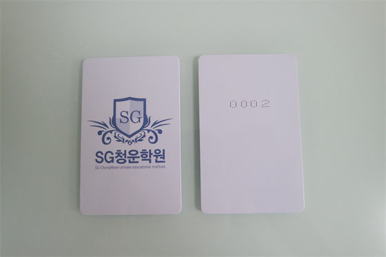 85,5 * 54 * 0,84 mm Karta RFID M1 13,56 MHZ PVC Materiał opakowaniowy