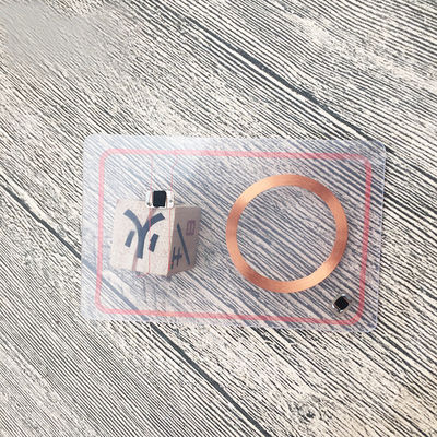 LF UHF Hybrydowa karta inteligentna RFID Karta podwójnej częstotliwości Błyszczące wykończenie