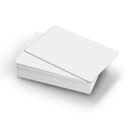 Biała karta RFID UHF Pasywna karta RFID 860-960 MHz ISO / IEC 18000-6C
