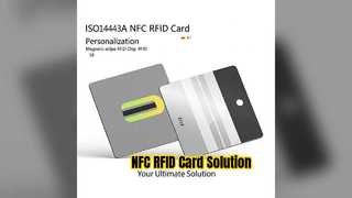 Karta NFC RFID ISO14443A Chip z paskiem magnetycznym 216