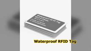 Wodoodporny znacznik RFID 85x54mm 10cm odczyt